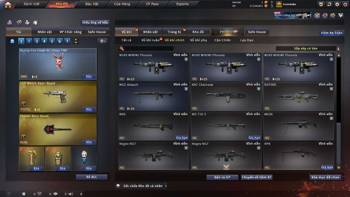 shop acc cf uy tin gia re